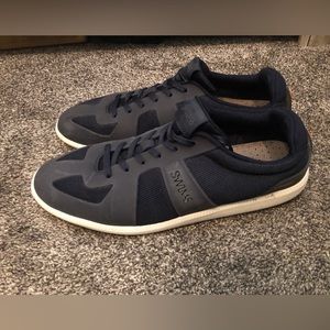SWIMS Lace Up Sneakers Breathable Blue Men’s Water Shoes Size 11
